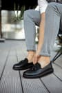 CH002 - CST Loafer Pelle Erkek Ayakkabı SIYAH