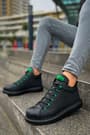 CH111 - GST Milano Erkek Bot SIYAH / YESIL