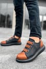 CH253 - CST Mirror Non Man Sneakers SIYAH/TABA