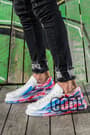 CH254 - CBT Pittura Erkek Ayakkabı 425 BORDO MAVI COOL