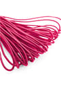 Fuşya Pembe 5 Metre 2 mm Yuvarlak Lastik B-0110-FU