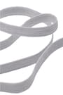 Gri 20 mm 5 mt Dayanıklı Sert Yassı Elastik Şerit Lastik B-0104-GR-20