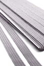 Gri 6 mm 5 mt Dayanıklı Sert Yassı Elastik Şerit Lastik B-0104-GR-6