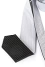 Gray Kids Slim Double Sided tie KR-C100-SG