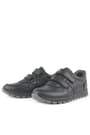 Rakerplus Black Genuine Leather Sports Shoes Sneakers For Boys 3750-S1.36