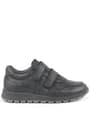 Rakerplus Black Genuine Leather Sports Shoes Sneakers For Boys 3750-S1.36
