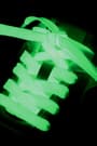 Fosforlu Neon 1 cm Kalınlığında Yeşil Renk 1 Çift Yassı Spor Ayakkabı Bağcığı