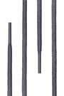 110 Cm 4 MM Koyu Gri Yuvarlak 1 Çift Ayakkabı Bağcığı