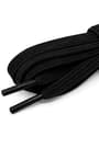 100 cm Elastik Lastikli 8 mm Siyah Ayakkabı Bağcığı