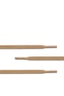 90 cm Elastik Lastikli 8 mm Bej Ayakkabı Bağcığı