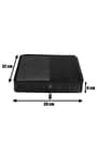 Büyük Boy 39x32x6 Siyah Valiz İçi Organizer Çanta