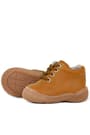 Soft Genuine Leather Zippered Tabacc Baby Boots