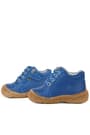 Soft Genuine Leather Zippered Dark Blue Baby Boots
