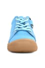 Soft Genuine Leather Zippered Blue Baby Boots