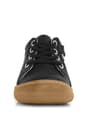 Soft Genuine Leather Zippered Black Baby Boots