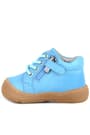Soft Genuine Leather Zippered Blue Baby Boots
