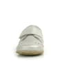 Genuine Leather Beige Shiny Banded Babies Shoes