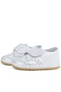 Genuine Leather Silver Grey Banded Babies Shoes