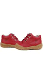 Soft Genuine Leather Zippered Red Baby Boots