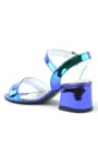 Pony Purple Green Hologram Shiny Heeled Party Shoes for Girls