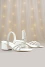 Judy Pearl Stone Girls' Heeled Slippers Shoes