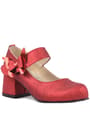 Winx Red Shiny Butterfly Kids Girls Heeled Shoes