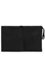 Kirli Temiz Organizer 45x27 Siyah Fermuarlı Seyahat Torbası
