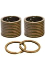 30 Adet Antik Renk 3 cm Metal Anahtarlık Halkası