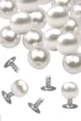 20 Adet Tam Yuvarlak 6mm İnci Çakma Rivet