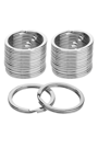 30 Adet Gümüş Renk 3 cm Metal Anahtarlık Halkası