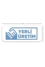 Kendinden Yapışkanlı 330 Adet Mavi Yerli Üretim Etiketi