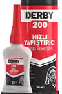 Derby 200 Ultra Güçlü Hızlı Yapıştırıcı Seti