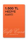 Hediye Kartı 1.500 TL (Basılı) HDY-KRT-1500