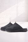 Heep Medical Genuine Leather Black Comfort Sports Slippers