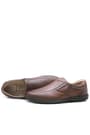 Izderi Tan Colorc Leather Large Number Men's Diabetic Anatomical Shoes