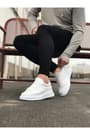 JY507 Alone Bağcıklı Cilt Erkek Günlük Sneaker Ayakkabı CBT Beyaz
