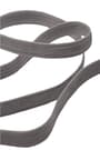 Koyu Gri 20 mm 5 mt Dayanıklı Sert Yassı Elastik Şerit Lastik B-0104-KGR-20