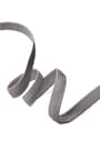 Koyu Gri 20 mm 5 mt Dayanıklı Sert Yassı Elastik Şerit Lastik B-0104-KGR-20