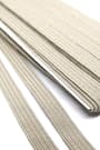 Krem Rengi 6 mm 5 mt Dayanıklı Sert Yassı Elastik Şerit Lastik B-0104-KR-6