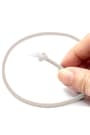 Krem Renk 5 Metre 2 mm Yuvarlak Lastik B-0110-KR