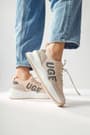 Mintra Bej Dalgıç Kumaş Baksılı Sneakers