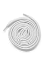 White 1 cm Thickness 1 Pair Sports Shoes Laces