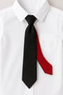 Children's Double Sided Thin Red tie