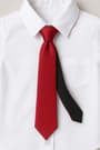 Children's Double Sided Thin Red tie