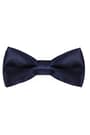 Navy Blue Satin Adjustable Bowtie for Baby and Kids