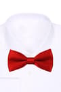 Red Satin Adjustable Bowtie for Baby and Kids