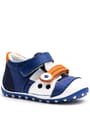 Nino Anatomic Orange Genuine Leather Shoes Summer First Step Navy White