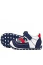 Genuine Leather Navy Blue Velcro Baby Boy First Step Shoes