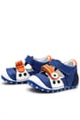 Nino Anatomic Orange Genuine Leather Shoes Summer First Step Navy White