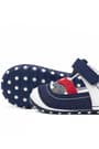 Genuine Leather Navy Blue Velcro Baby Boy First Step Shoes